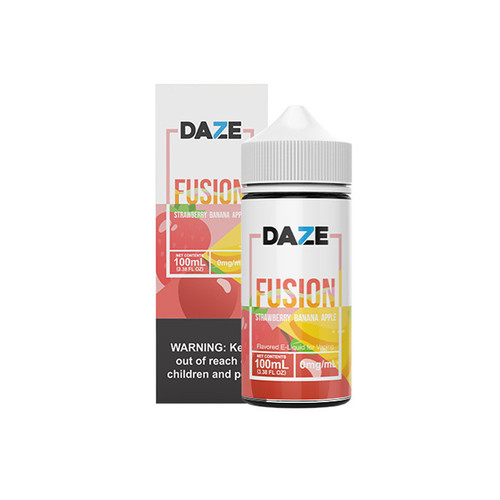 7-Daze Fusion Strawberry Banana Apple 100ML