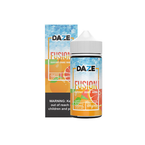 7-Daze Fusion ICED Grapefruit Orange Mango 100ML