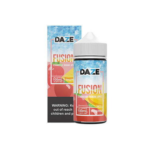 7-Daze Fusion ICED Strawberry Banana Apple 100ML