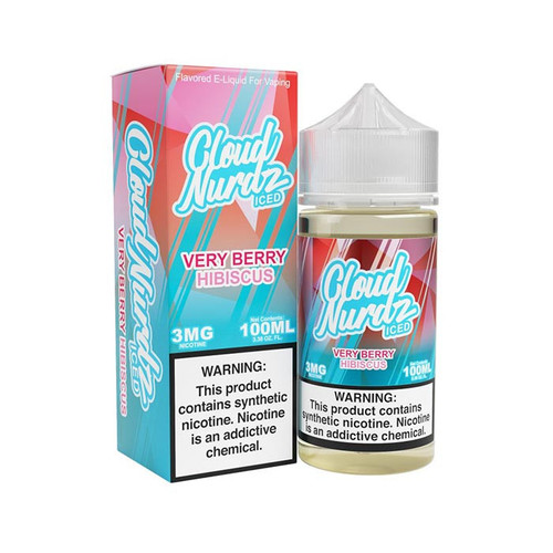Cloud Nurdz ICED Very Berry Hibiscus 100ML Cloud Nurdz ICED Very Berry Hibiscus 100ML