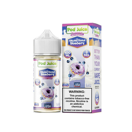 Pod Juice Desserts TFN Glazed Donut Blueberry 100ML