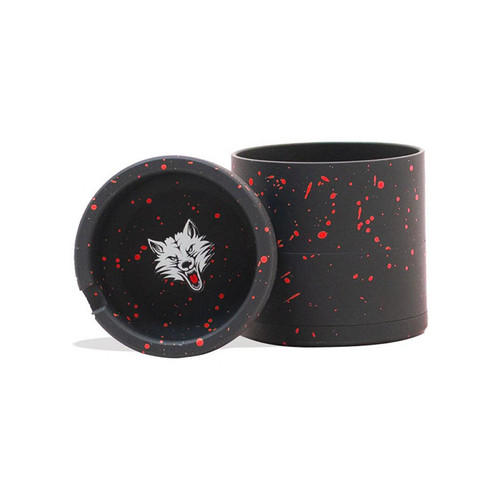 Wulf 4-Piece 65mm Bevel Grinder Black Red Spatter