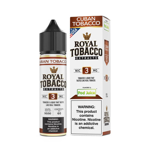 Royal Tobacco Extracts Cuban Tobacco 60ML