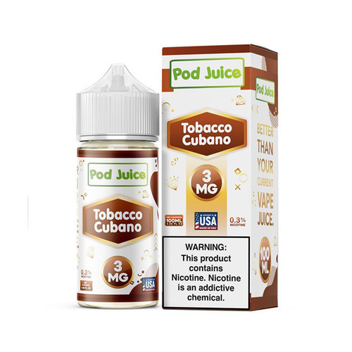Pod Juice Tobacco Cubano 100ML