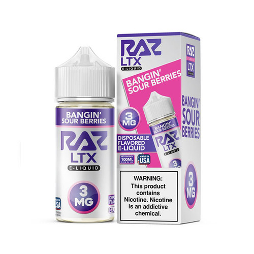 RAZ LTX Bangin' Sour Berries 100ML