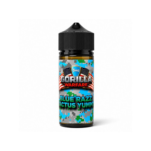 Gorilla Warfare Blue Razz Cactus Yummy 100ML