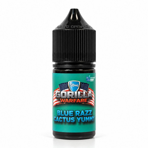 Gorilla Warfare Salt Blue Razz Cactus Yummy Nixodine 30ML