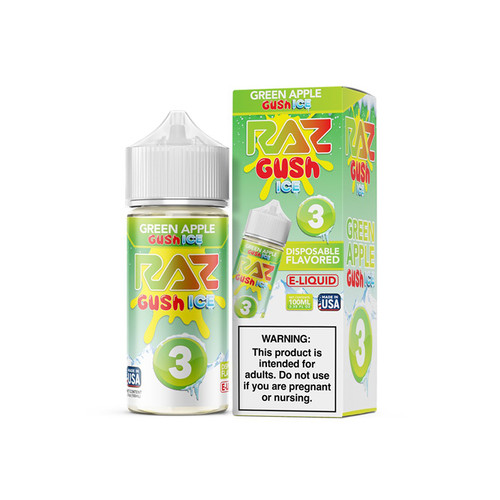 RAZ NX Green Apple Gush Ice 100ML