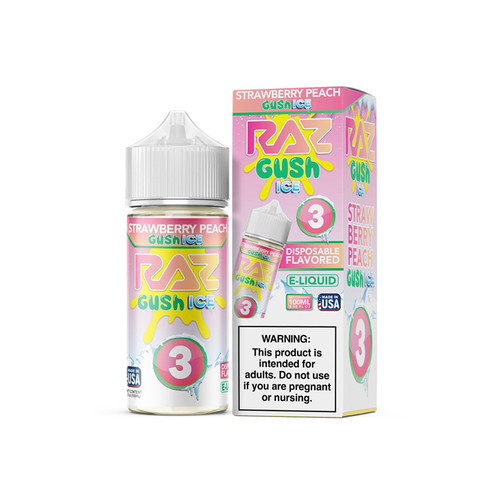 RAZ NX Strawberry Peach Gush Ice 100ML