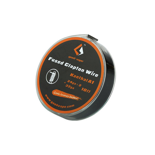 Geek Vape Fused Clapton Wire Kanthal A1 24GA*2 + 32GA 10 Feet