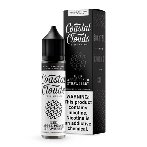 Coastal Clouds Iced Apple Peach Strawberry 60ML