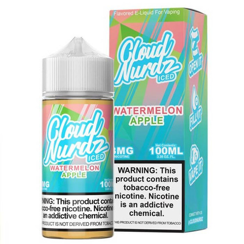 Cloud Nurdz ICED Watermelon Apple 100ML