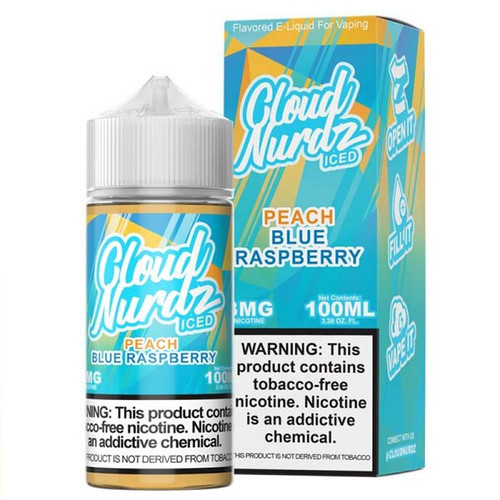 Cloud Nurdz ICED TFN Peach Blue Raspberry 100ML