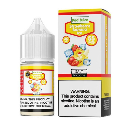Pod Juice Salt Strawberry Banana Ice 30ML
