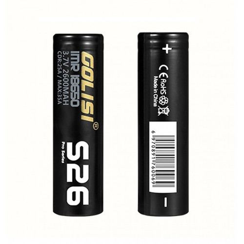 Golisi S26 18650 2600mAh 25A Battery