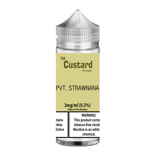 Col. Custard TFN PVT. STRAWNANA Chubby Gorilla 120ML