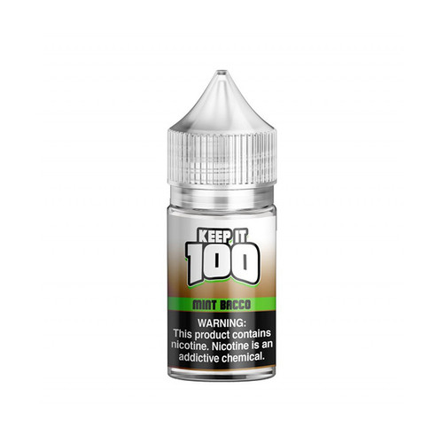 Keep It 100 Salts Mint Bacco 30ML Keep It 100 Salts Mint Bacco 30ML