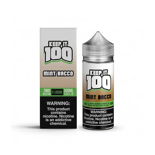 Keep It 100 Mint Bacco 100ML Keep It 100 Mint Bacco 100ML