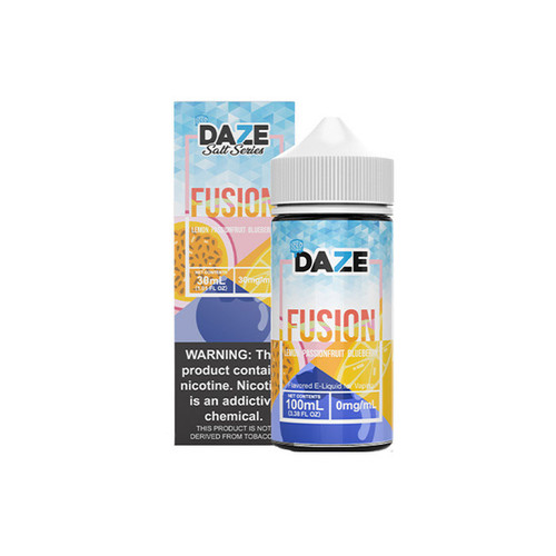 7-Daze Fusion ICED Lemon Passionfruit Blueberry 100ML 7-Daze Fusion ICED Lemon Passionfruit Blueberry 100ML