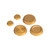 Vaperz Cloud Stubby AIO Colored Button Set Gold