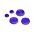 Vaperz Cloud Stubby AIO Colored Button Set Purple Haze