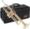 The Jean Paul Trumpet is in key of Bb
Rose brass lead pipe
Adjustable third trigger allowing for a natural hand position and proper playing technique
Highly durable piston valve lengthening the life of the instrument while maximizing sound quality
Beautiful and robust carrying case for easy and safe transportation