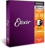 Elixir Nanoweb 80/20 Bronze Acoustic Guitar Strings - Light (12-53)