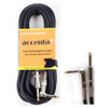 Accenta Right-Angled Braided Instrument Cable - 10'