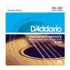 D'addario EJ16 Phosphor Bronze Acoustic Guitar Strings, Light, 12-53