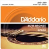 D'addario EZ900 85/15 Bronze 10-50 Extra Light Acoustic Guitar Strings