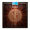 D'addario NB1253 Nickel Bronze Acoustic Guitar Strings, Light, 12-53