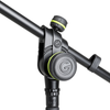 Gravity MS 4321 B Boom Microphone Stand with Folding Tripod Base - Boom Adjustment Clutch