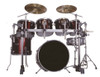 MMPRO 7-piece Drum Set w/Rack and Zildjian I Cymbal set