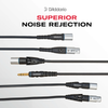 D'Addario Custom Series Swivel Mic Cable (XLR Male -- XLR Female) - 10'