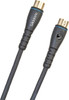 D'Addario Midi Cable - Shielded for Noise Reduction - Great for Phantom Power - Gold Plated Plug - 5 Feet