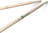 ProMark Classic Forward 5B Raw Hickory Drumsticks, Oval Wood Tip