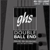 GHS DBB Double Ball End Roundwound Med Electric Bass Strings - 4-String