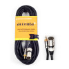 Accenta Braided 1/8 inch (3.55mm) TRS to XLR Male - 10 ft.