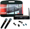 Vokal DVS100D Dual Wireless UHF Microphone System