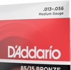 D'Addario EZ930 85/15 Bronze Acoustic Guitar Strings - Medium (13-56)