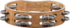 Meinl Percussion Compact Tambourine - 8", Steel Jingles, Walnut Brown