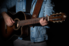 Ortega 2-Layer Byzantine Leather Guitar/Bass Strap