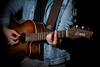 Ortega 2-Layer Byzantine Leather Guitar/Bass Strap