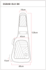 Ortega Deluxe Acoustic Bass Gig Bag - Black