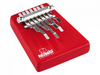 Nino Percussion Wood Kalimba - Medium (7-tones), Red