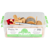 Nino Percussion Classroom Set  - 10-piece Wooden Rhythm Set in Storage Container