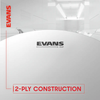 Evans G2 Clear Tom Pack - Standard (12"/13"/16")