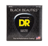 DR Strings Black Beauties Bass Guitar Strings - 6-string - Med (30-125)