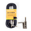 Accenta Right-Angled Braided Instrument Cable - 20'