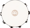 Meinl Percussion TAH2AB Traditional Wood Tambourine with Goat Skin Head and Steel Jingles, 2 Row - 10"
